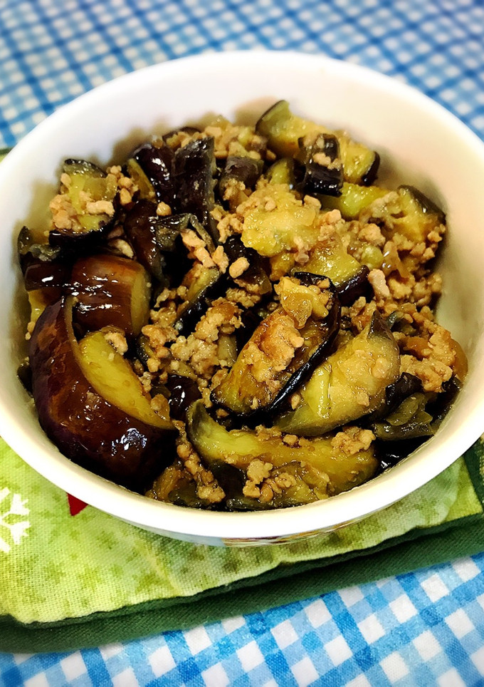 ナスとひき肉の炒め物-レシピのメイン写真