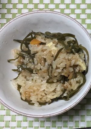 刻み昆布の炊き込みごはん-レシピのメイン写真