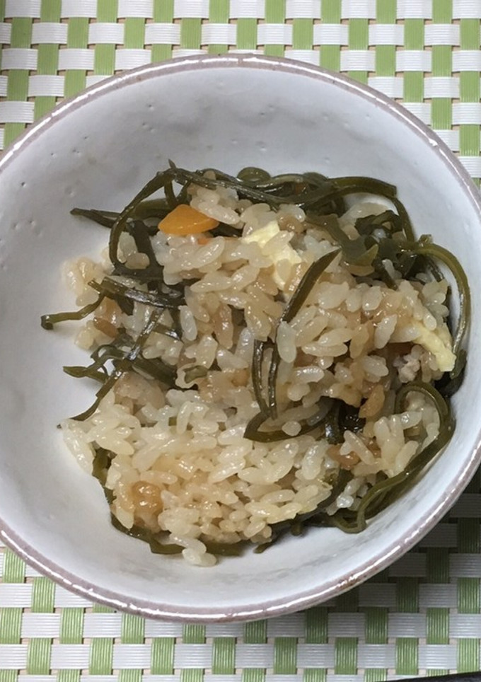 刻み昆布の炊き込みごはん-レシピのメイン写真