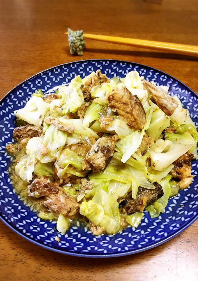 減塩☆鯖缶とキャベツのマヨ醤油炒め-レシピのメイン写真