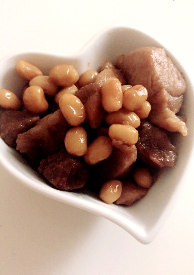カレー用豚肉と水煮大豆の照り煮-レシピのメイン写真
