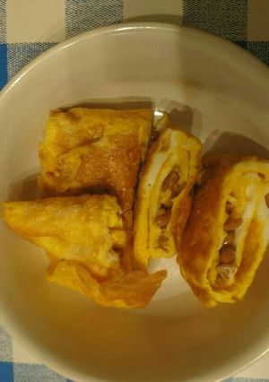納豆卵焼き-レシピのメイン写真
