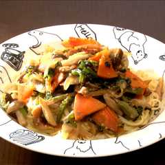 干し椎茸のパスタ-レシピのメイン写真