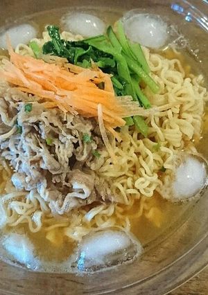 牛しゃぶ冷やしらーめん-レシピのメイン写真