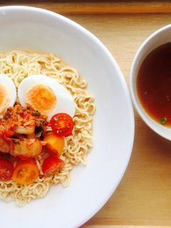 夏のインスタント味噌マヨ辛麺-レシピのメイン写真