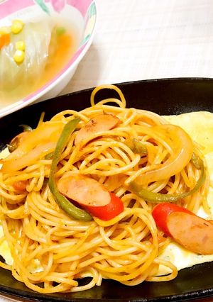 鉄板ナポリタン-レシピのメイン写真