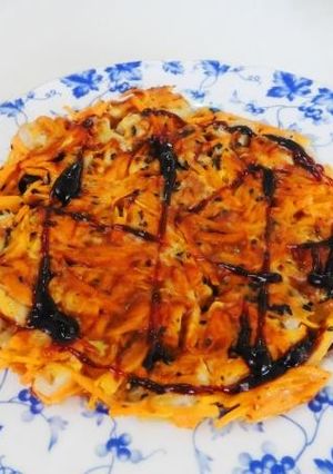 人参と豚肉のお焼き-レシピのメイン写真