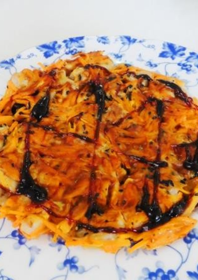 人参と豚肉のお焼き-レシピのメイン写真