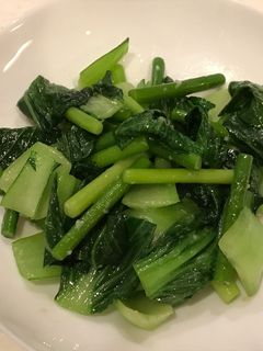 チンゲン菜とにんにくの芽、青菜の中華炒め-レシピのメイン写真
