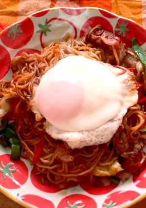つきみ焼きそば-レシピのメイン写真