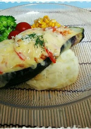 なすボート!!なすドリア(揚げナス)-レシピのメイン写真