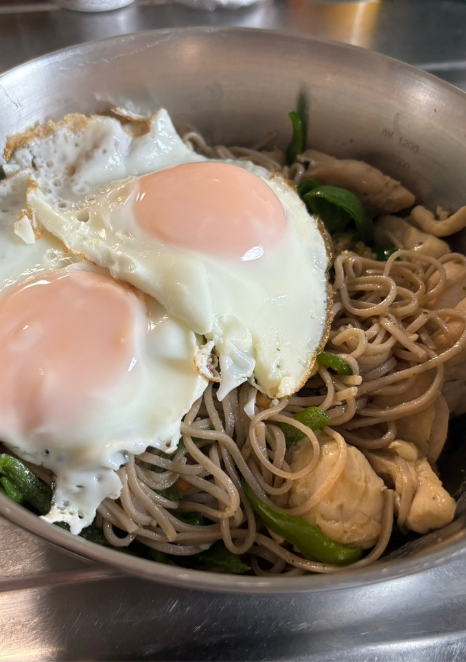 鶏肉とピーマンの焼きそば(横手焼そば風)-レシピのメイン写真