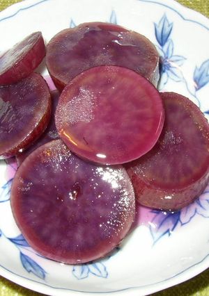 ムラサキイモの甘煮-レシピのメイン写真