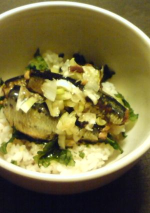 いわしの缶詰丼-レシピのメイン写真