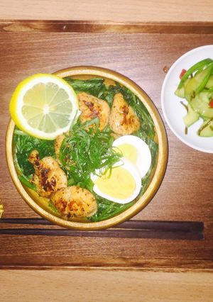ほうれん草 鶏肉 卵 丼 ごはんなし-レシピのメイン写真