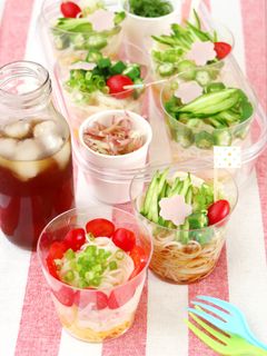 運動会やお弁当にサラダそうめん♪-レシピのメイン写真