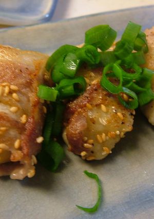 ♪里芋の豚肉巻き焼き♪-レシピのメイン写真