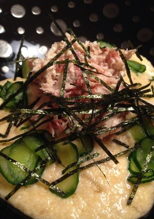 ササミの梅マヨとろろ丼-レシピのメイン写真