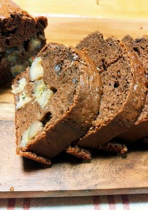 簡単♪チョコバナナケーキ☆プロテイン入り-レシピのメイン写真