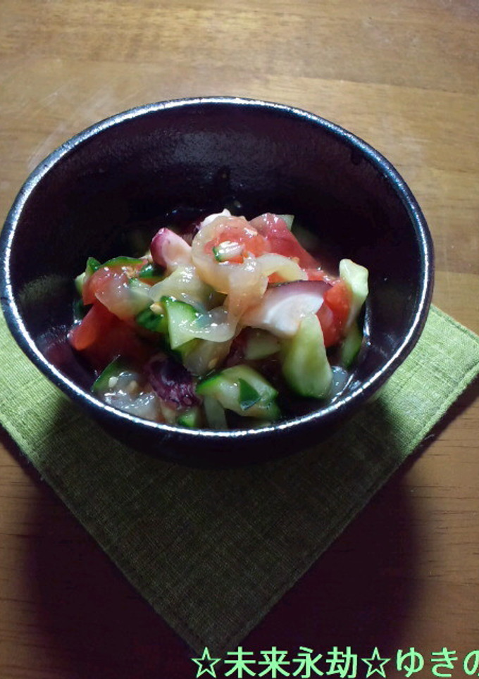 タコと胡瓜のさっぱり中華和え-レシピのメイン写真
