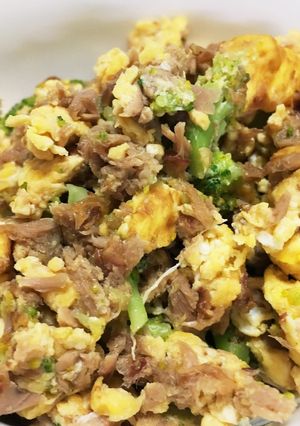 ブロッコリーとツナの和風炒め物-レシピのメイン写真