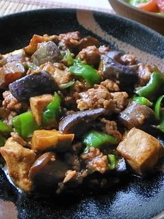 麻婆ナス&豆腐でボリューム満点!-レシピのメイン写真