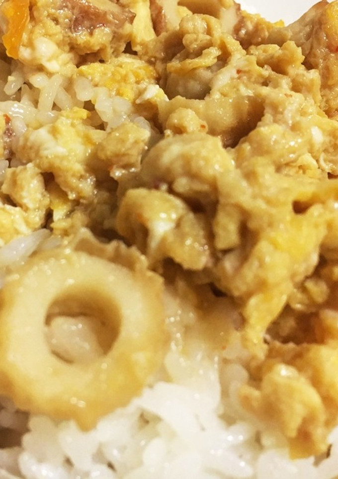 卵とちくわで簡単親子丼風-レシピのメイン写真