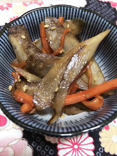 簡単 フライパンdeきんぴらごぼう-レシピのメイン写真