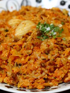 キムチ納豆チャーハン-レシピのメイン写真