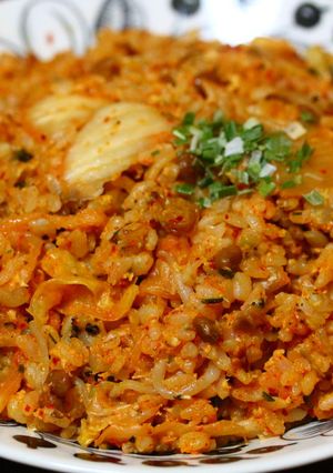 キムチ納豆チャーハン-レシピのメイン写真
