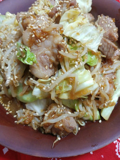 ☆豚肩ロース肉DE特製焼肉炒め☆-レシピのメイン写真