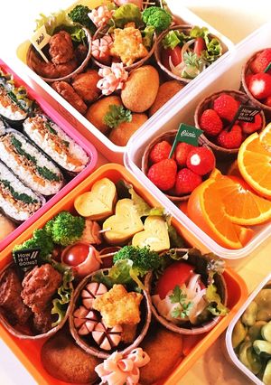 ＊運動会に＊マフィンカップでお弁当♡-レシピのメイン写真