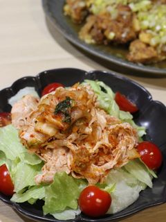 お手軽すぎる冷しゃぶ豚キムチ。-レシピのメイン写真