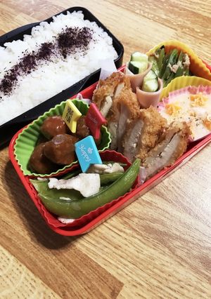 旦那さん弁当♡えんどう豆-レシピのメイン写真