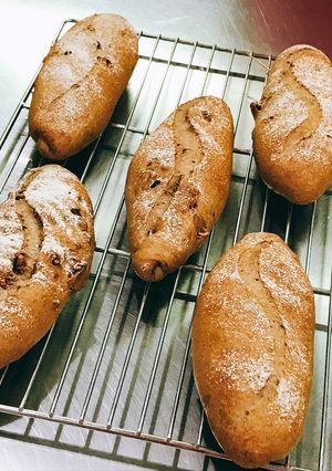 油脂なし！健康の胡桃ライ麦パン-レシピのメイン写真