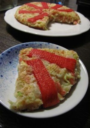 かんたんお好み焼き♪マヨ入りで-レシピのメイン写真