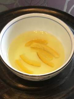 甘夏の皮のお茶で〜す♪-レシピのメイン写真