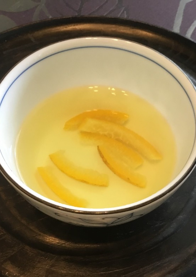 甘夏の皮のお茶で〜す♪-レシピのメイン写真