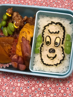 わんわん「いないいないばあ」キャラ弁-レシピのメイン写真