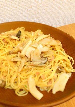 バター香るキノコとツナのバター醤油パスタ-レシピのメイン写真