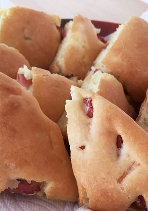 HM♡チーズとソーセージのパンケーキ-レシピのメイン写真