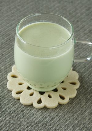 ホットミルク青汁-レシピのメイン写真