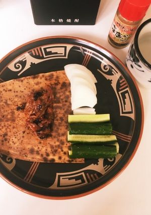 晩酌に♪味噌マヨ焼きwith新玉葱&胡瓜-レシピのメイン写真