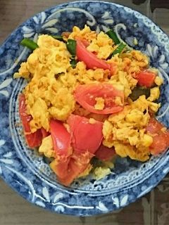 トマトと玉子の炒めもの-レシピのメイン写真