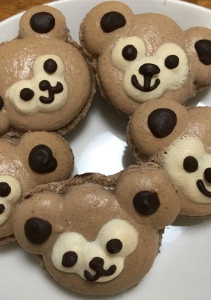 ダッフィーマカロン-レシピのメイン写真