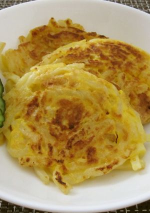 うどんのマヨお焼き-レシピのメイン写真
