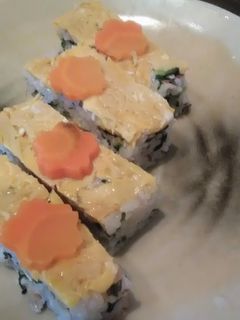 鯵の干物の押し寿司-レシピのメイン写真