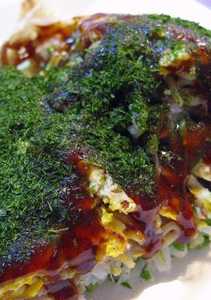 ホットプレートで作る広島風お好み焼き！！-レシピのメイン写真
