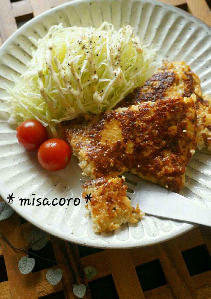 m簡単☆和風鶏のつくね風バーグ-レシピのメイン写真