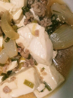 とろっと玉ねぎの肉豆腐-レシピのメイン写真